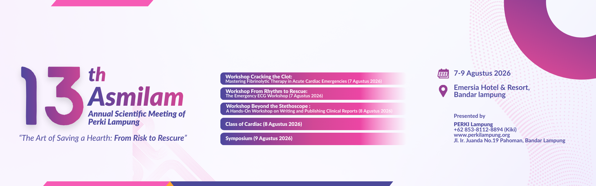 The 13th ASmilam: Advanced Heart Failure Symposium